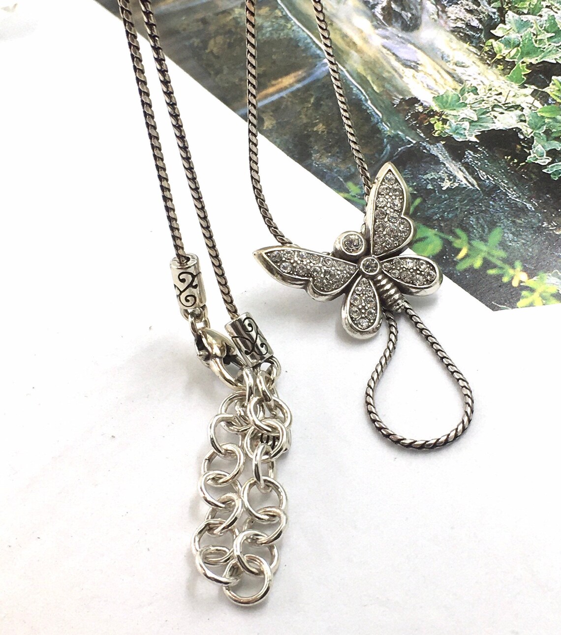 Sparkling Butterfly Necklace From Brighton. Brighton Butterfly Etsy UK