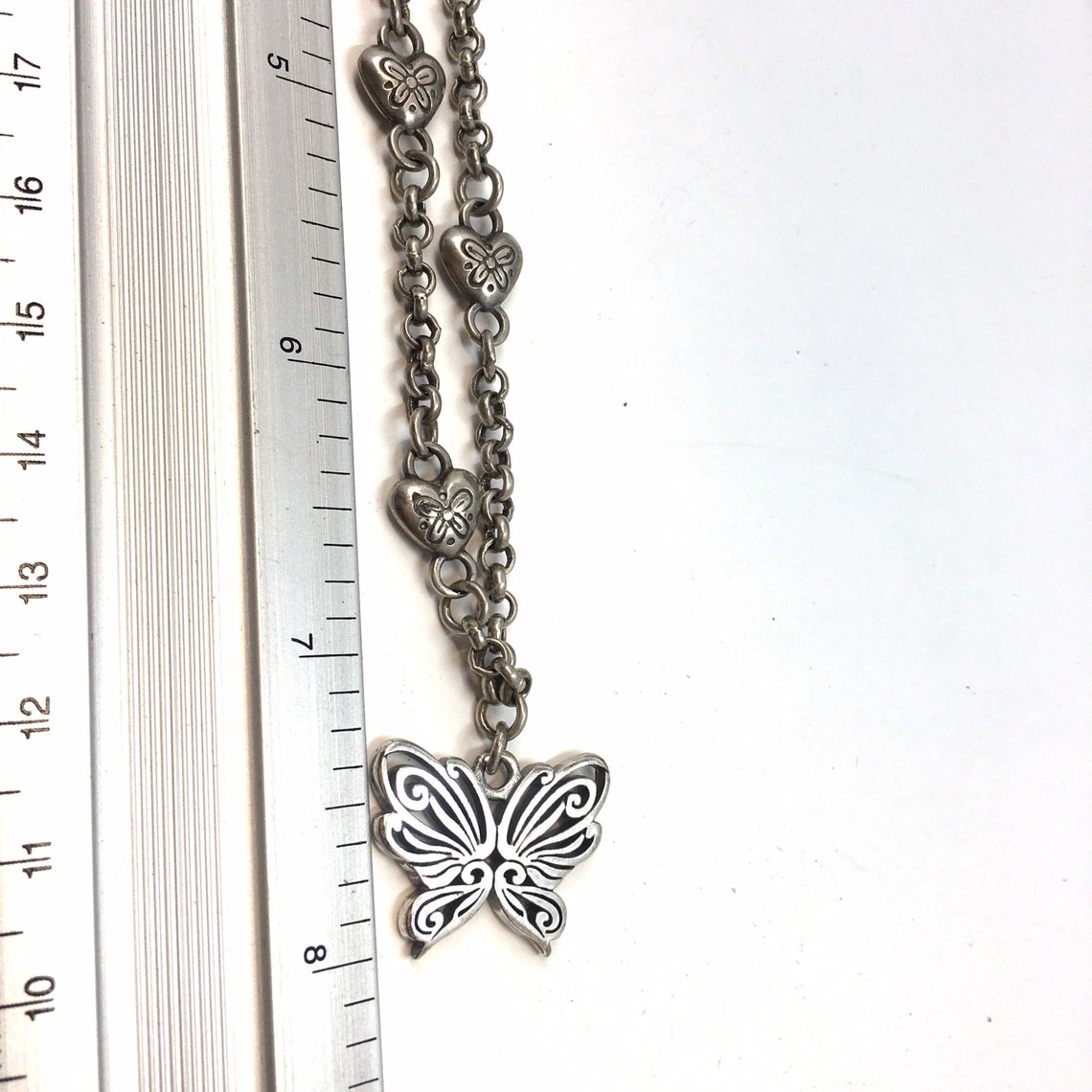 Brighton Retired butterfly charm necklace. Brighton Collection Etsy