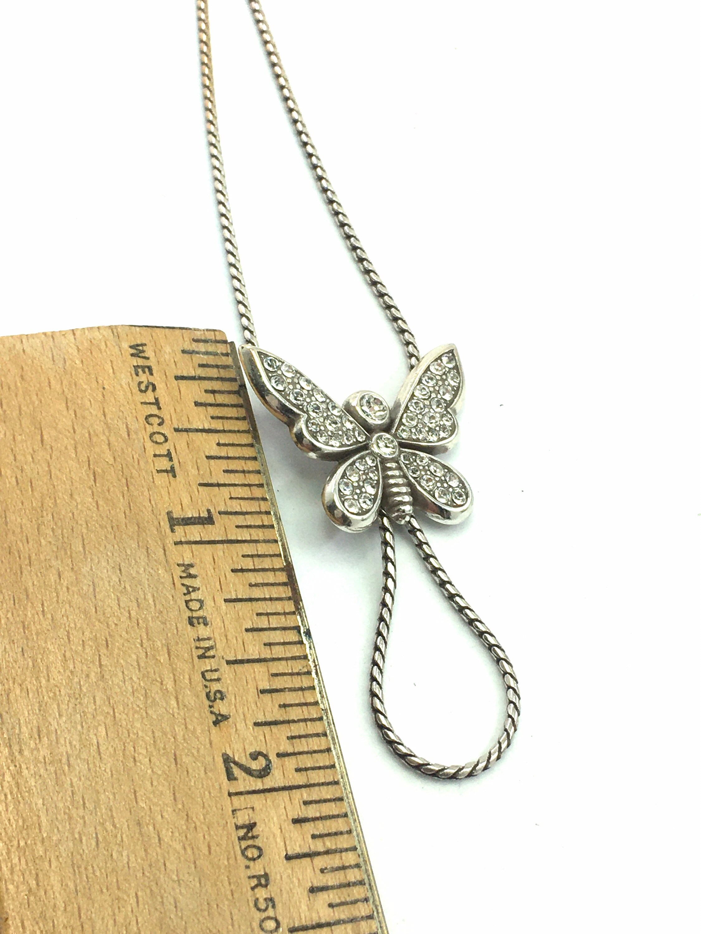 Sparkling Butterfly Necklace From Brighton. Brighton Butterfly Etsy UK