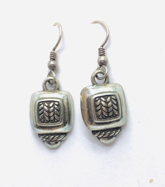 Brighton Retired Carved Earrings Etsy