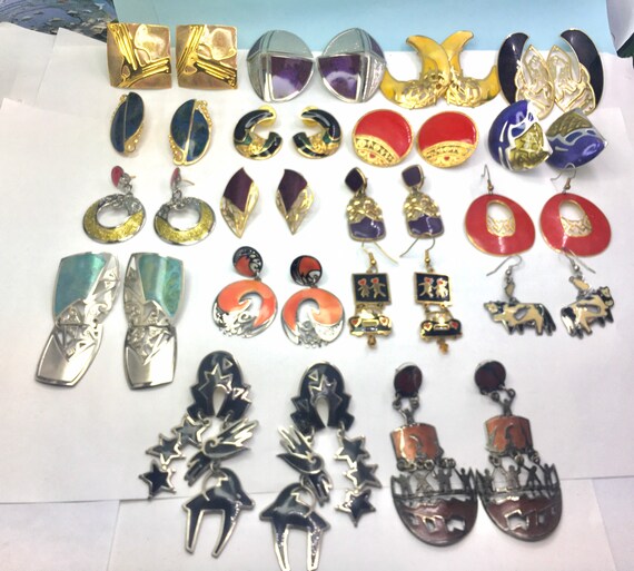 Vintage Signed Edgar Berebi Earrings Vintage Collectibles Edgar