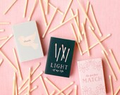 Cute and fun wedding favors matches match made in heaven thank you gift