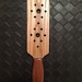 Diamond Eye American Oak & Exotic Wood BDSM Spanking Paddle Leopard Padouk RedHeart PurpleHeart Wenge Walnut Zebra Bocote OTK Fetish BDSM