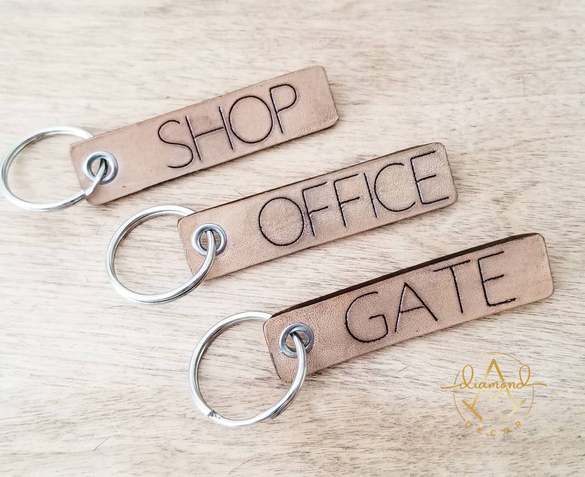 Keychain Labels Etsy