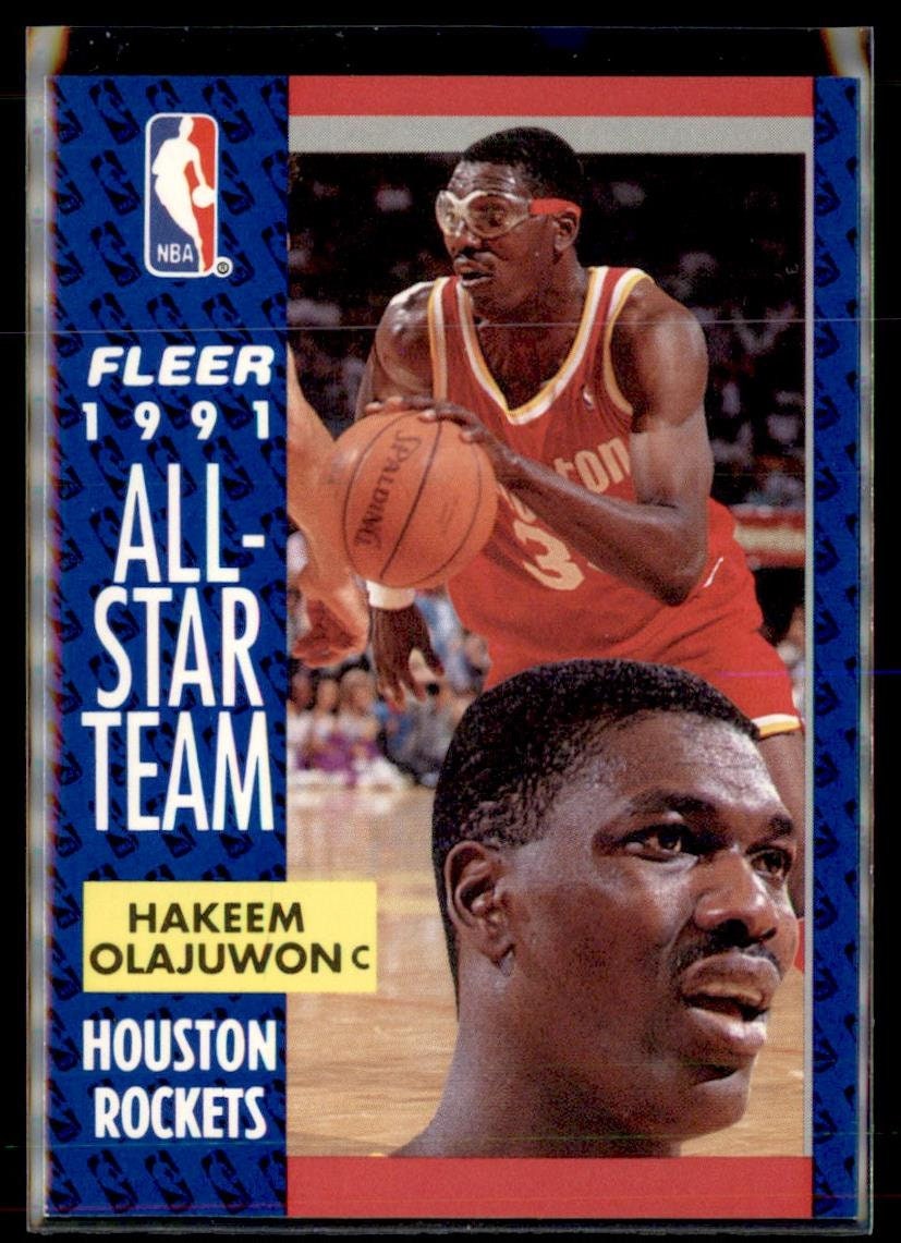 Hakeem Olajuwon 1991 Fleer All Star Basketball Card 214 - Etsy Ireland