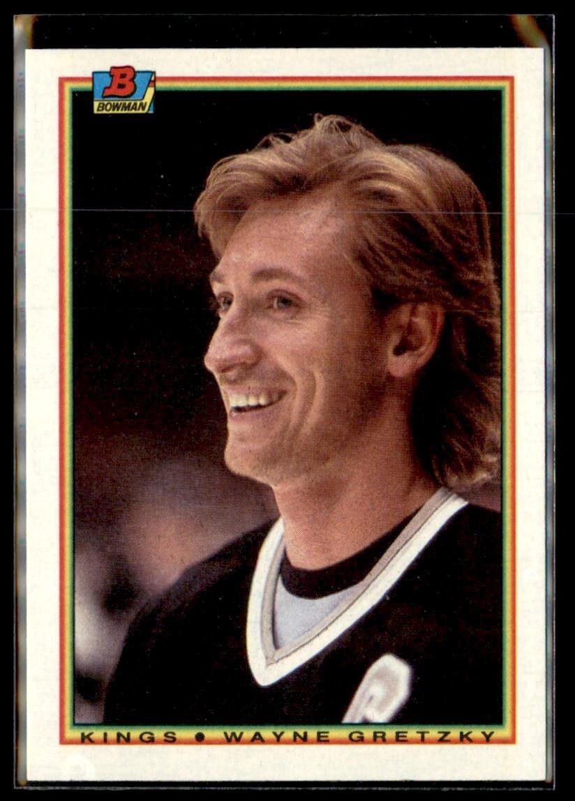 Wayne Gretzky 1990 Bowman Hockey Card 143 - Etsy