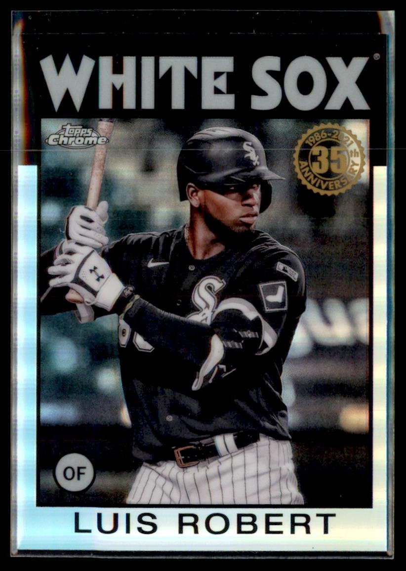 Luis Robert 2021 Topps Chrome Baseball Card 86BC-21 - Etsy Finland