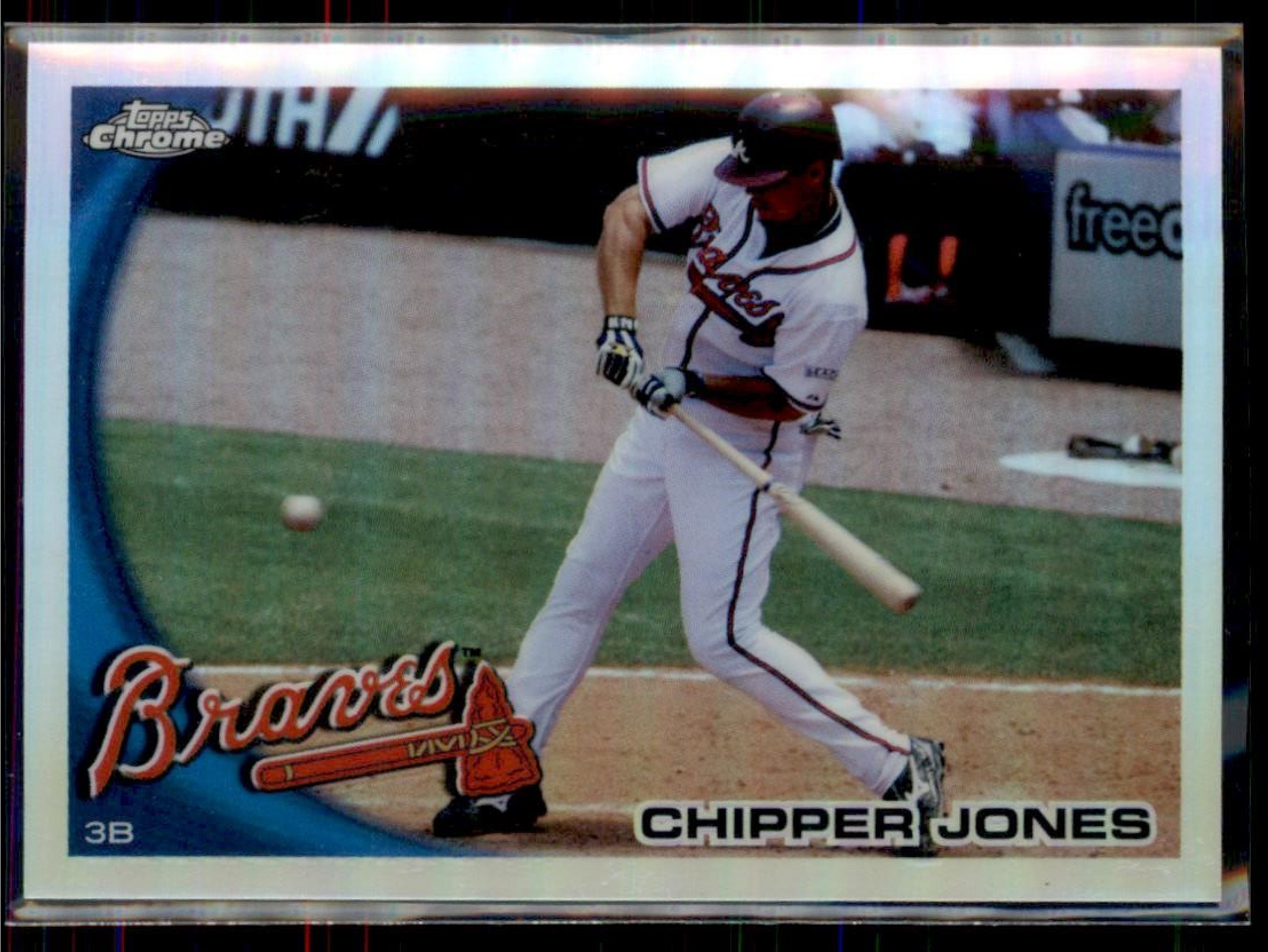 Chipper Jones 3B 2010 Topps Chrome Baseball Card 110 - Etsy Australia