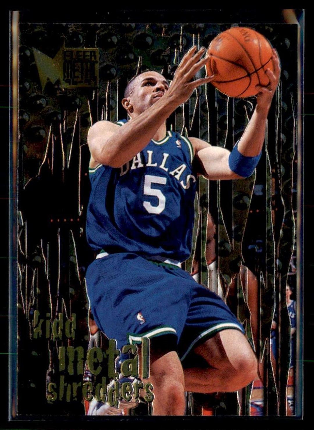 Jason Kidd 1996 Fleer Metal Shredders Basketball Card 140 - Etsy