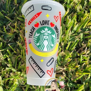 Lehrer Anerkennung Starbucks Tasse