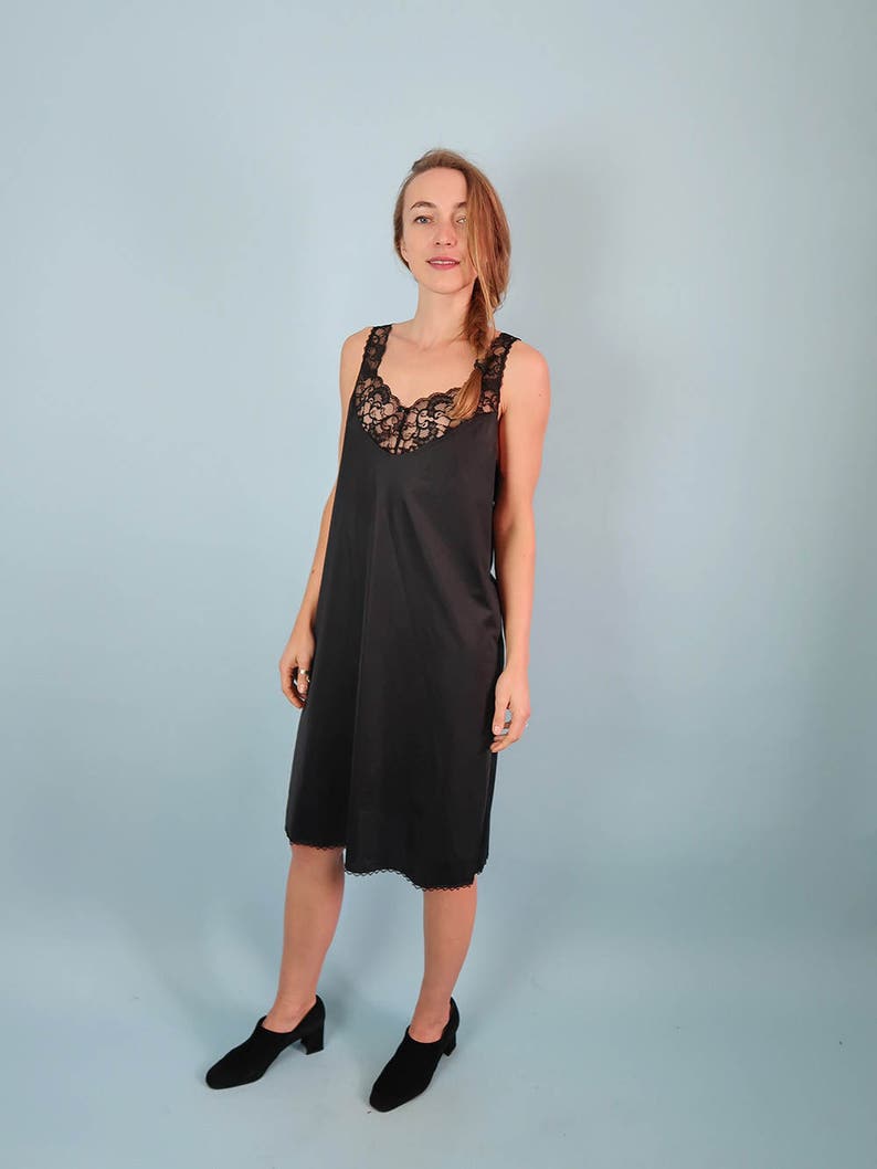 Flowing Black Dress Girl