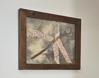 Dragonfly Picture - Botanical Eco Print