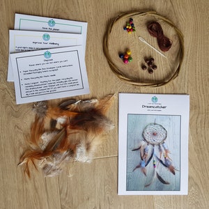 Dreamcatcher Craft Kit para adultos // Eco y Bienestar// Craft Box // DIY