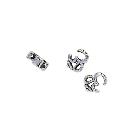 Tibetan Silver spacer Beads Fit DIY Charm Bracelet 30-100pcs 5x4mm hole 2mm A#