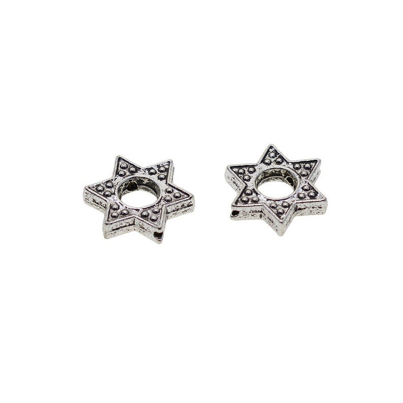 Tibetan Silver Star of David Hexagonal 5mm Blank Frame Alloy - Etsy