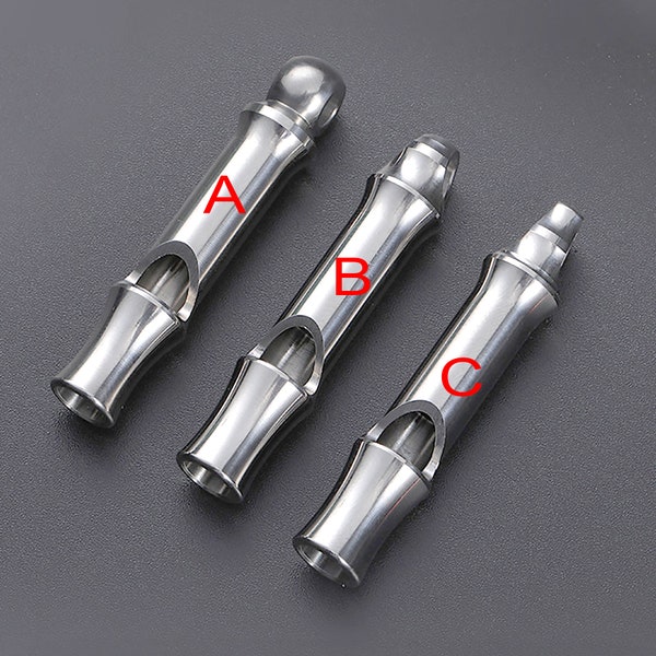 small  loud light silverTi TC4 titanium life saving Emergency Lifeguard Safety Whistle pendant for keychain necklace DIY EDC Tool camping