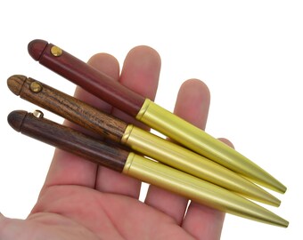 simple Fine Handcrafted Tiger Secco wingceltis Wood bullet Roller Ballpoint Pen Signature Roller ball Pen for Office Business Gift Pen