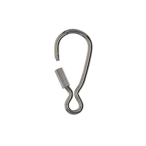 Steel Bshaped Screw Locking Carabiner Keychains Clasp Safety Hook Buckle Tool Keychain keyring EDC gear DIY making supplies image 7