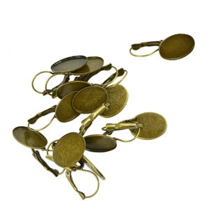 12 x palanca trasera pendiente gancho de alambre 13x18mm | Etsy