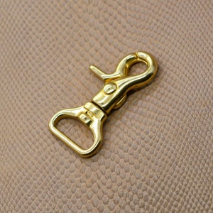 Solid Brass Swivel Trigger Snap Hooks Keychain Lobster Clasp - Etsy