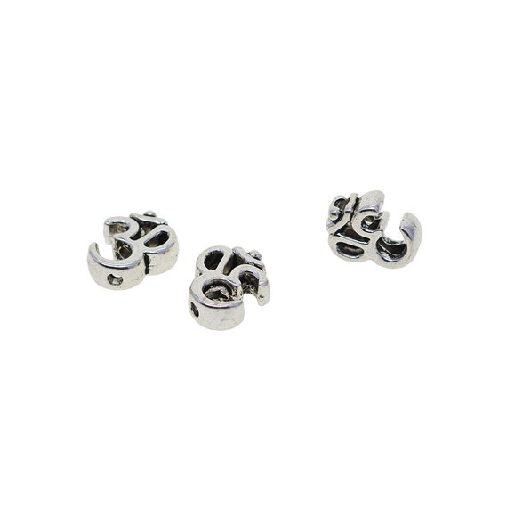 Tibetan Silver spacer Beads Fit DIY Charm Bracelet 30-100pcs 5x4mm hole 2mm A#
