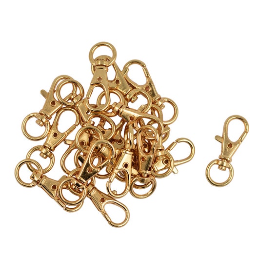 Wholesale Swivel Trigger Snap Hooks Keychain Key Ring Bronze/gold/silver Key  Ring Key Chain Clasp DIY Making Accessory Supplies 