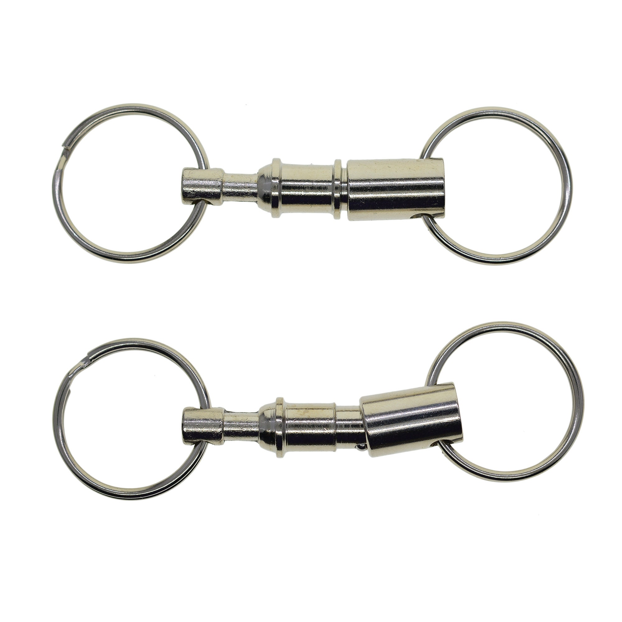 10 x Detachable Removable Keychain Pull Apart Quick Release Key Chain  Keyring