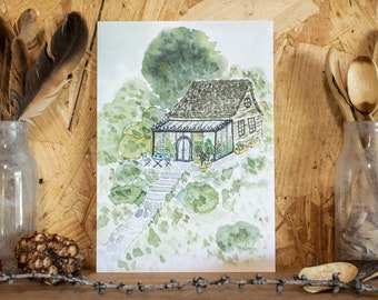 A5 Reproduction "Log House