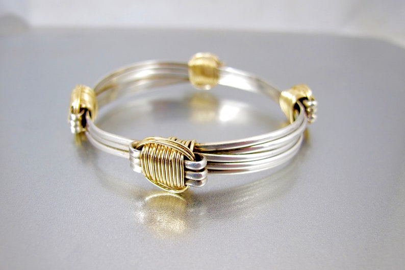 Pulsera De Pelo De Elefante Pulsera de pelo de elefante de ley de 10K. Sterling seis hilos | Etsy