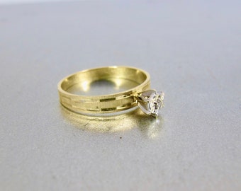 Helen Jewelry Shop 14K Diamond Engagement 1940's LISRO Two