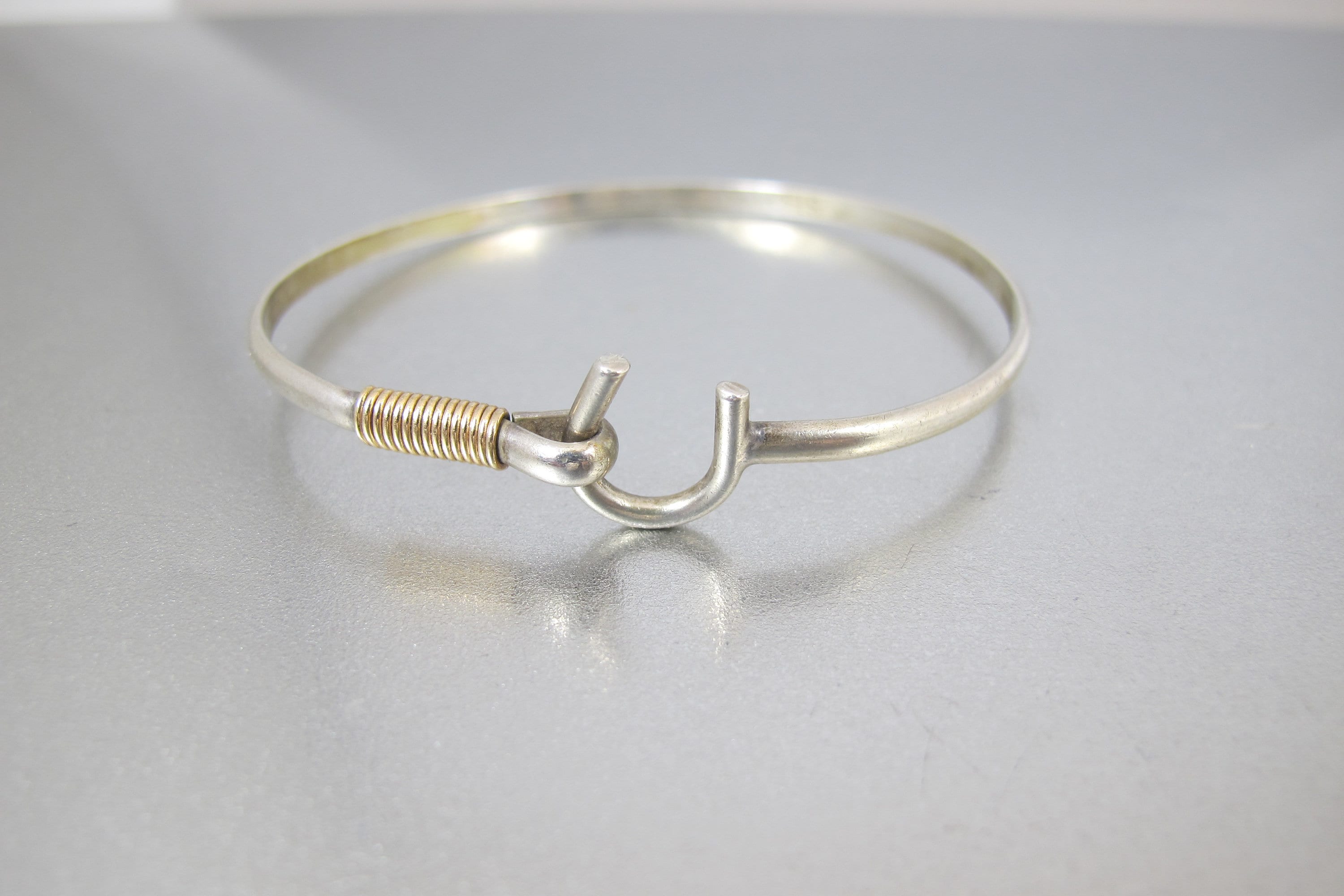 St. Croix Sterling 14K Hook Bracelet. Caribbean Sterling Yellow