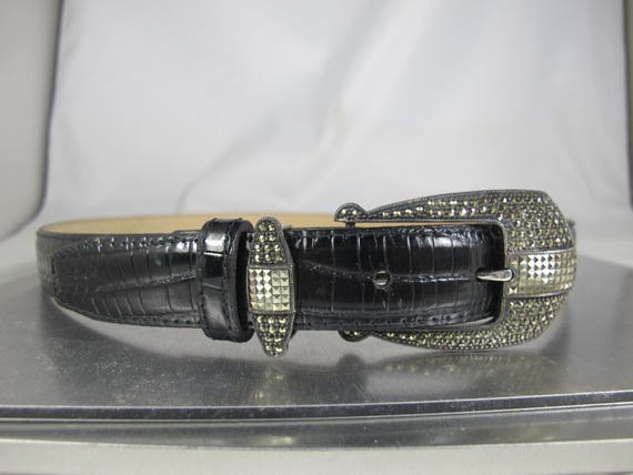 Judith Jack Sterling Marcasite Belt Buckle - Embossed  display picture 3
