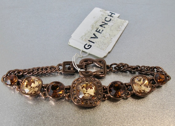 Givenchy Bracelet. Givenchy Gunmetal Copper Bronz… - image 3