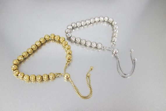 Milor Italy Sterling Bead Bracelets. Set of Two M… - image 7