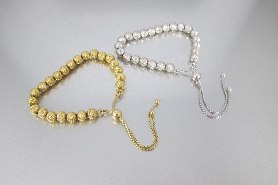 Milor Italy Sterling Bead Bracelets. Set of Two M… - image 2