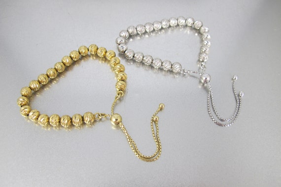 Milor Italy Sterling Bead Bracelets. Set of Two M… - image 10