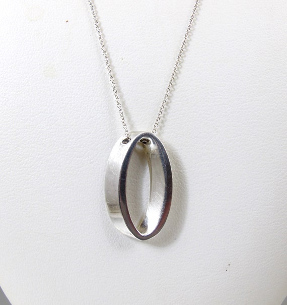 Tiffany \u0026 Co. Sterling Oval Loop 