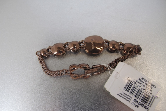 Givenchy Bracelet. Givenchy Gunmetal Copper Bronz… - image 8