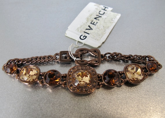 Givenchy Bracelet. Givenchy Gunmetal Copper Bronz… - image 2