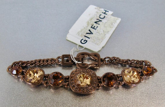 Givenchy Bracelet. Givenchy Gunmetal Copper Bronz… - image 4