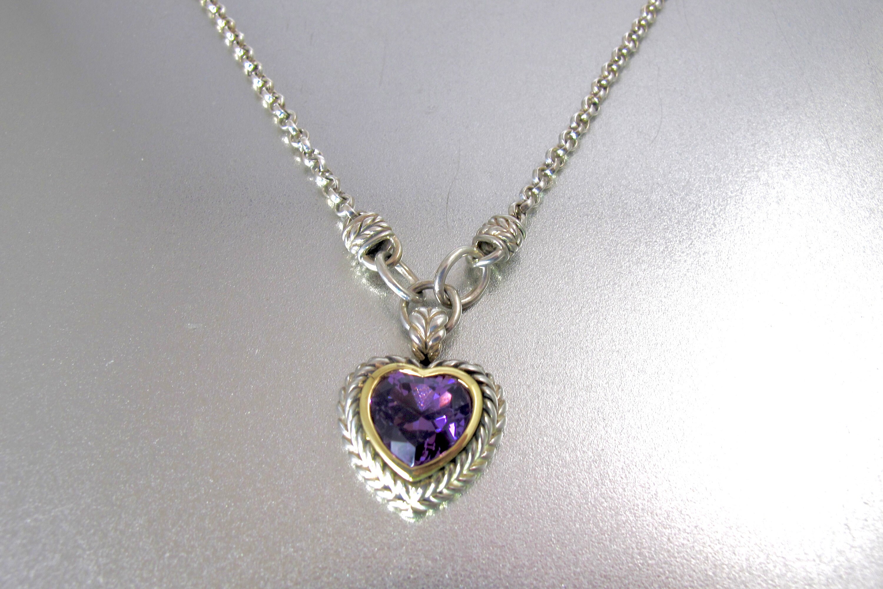 Helzberg HDS Amethyst Necklace 