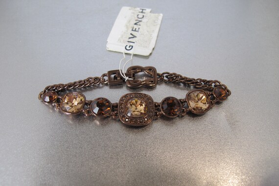 Givenchy Bracelet. Givenchy Gunmetal Copper Bronz… - image 9