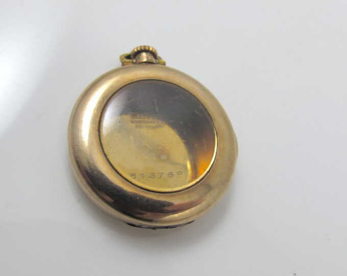 Antique Pocket Watch Case, Wadsworth Referee 20 Year Warranted, 14K