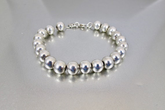Tiffany Sterling Ball Bead Bracelet 