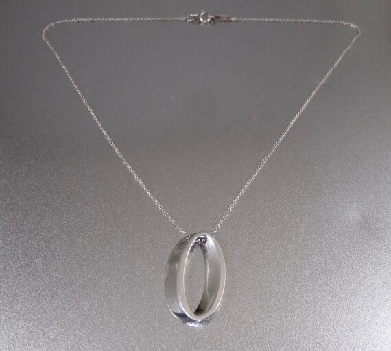 Tiffany \u0026 Co. Sterling Oval Loop 