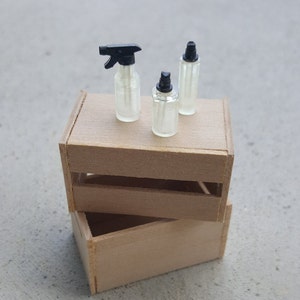 STL, OBJ, File ONLY Dollhouse Miniature Spa Zubehör, Sprühflasche, Salon, Reinigung, Maßstab 1:12, 3D Druck,