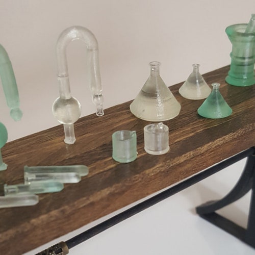 STL OBJ File ONLY Dollhouse Miniature Chemistry Set 112 Etsy