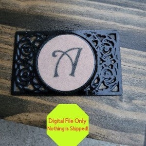 STL, OBJ, Svg File ONLY  Dollhouse Miniature 3D Printable, 1:12, Door Mat, Rug, Personalize, Welcome