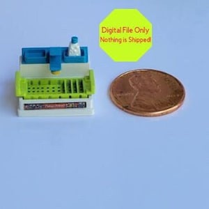 STL File only for 3D Printer, Dollhouse Miniatures Toy Sink, Play, Toy, Kitchen, Kids Room, Shop, Store