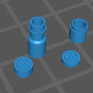 STL, File ONLY Dollhouse Miniature 3D Printable Seasonings, Baking, Cooking, Bottles, caps, Grocery, Kitchen, Pantry, Shop, Store image 2